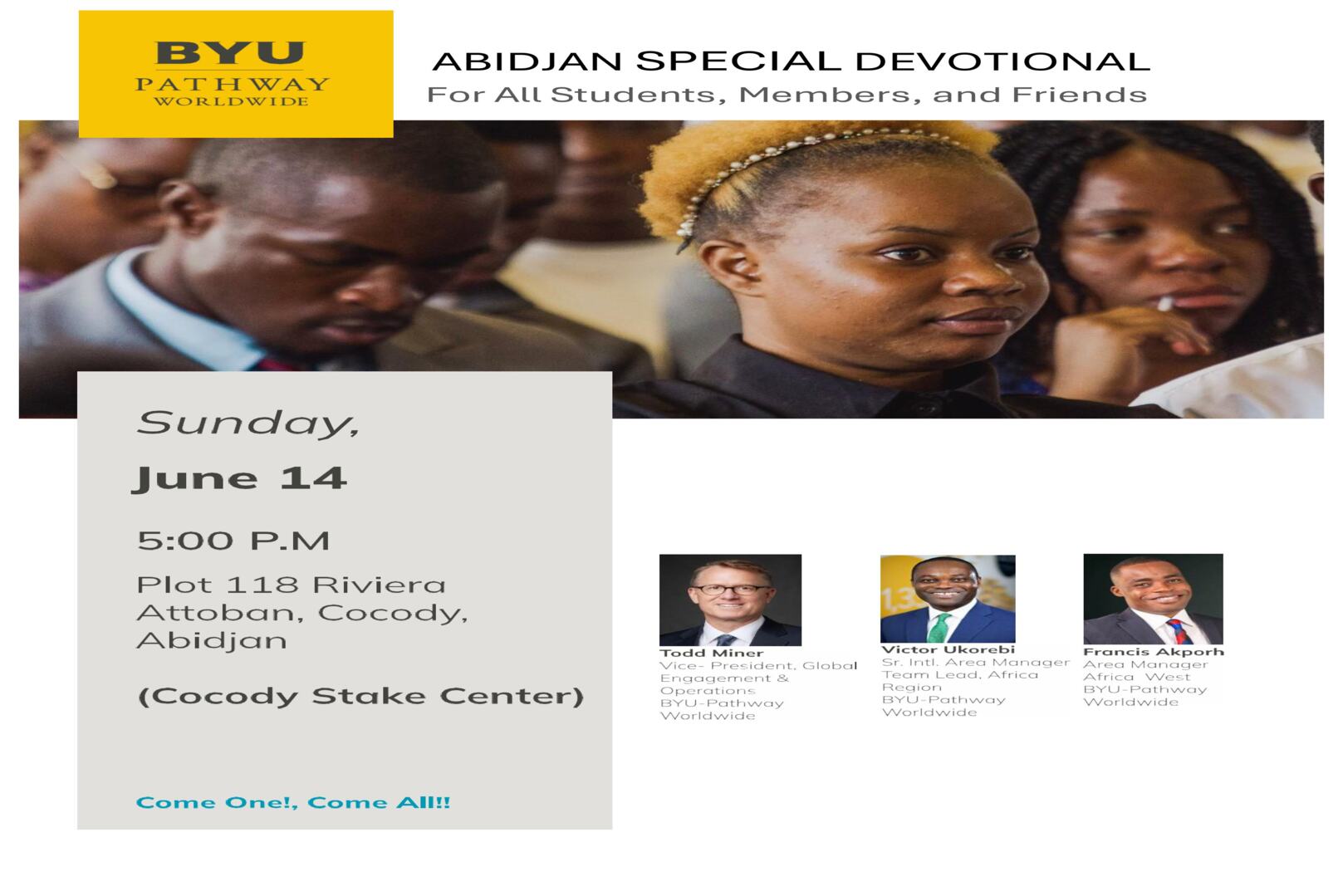 Visit of BYU–Pathway Worldwide Delegation in Abidjan